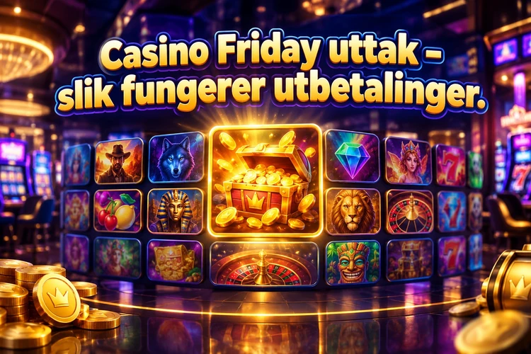 Casino Friday uttak - slik fungerer utbetalinger