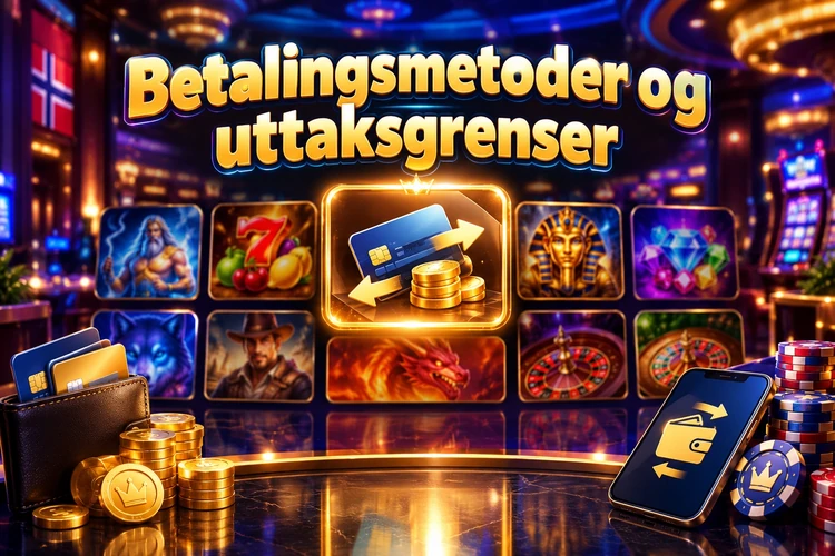 Betalingsmetoder og uttaksgrenser